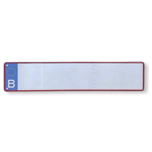 Blanco nummerplaat